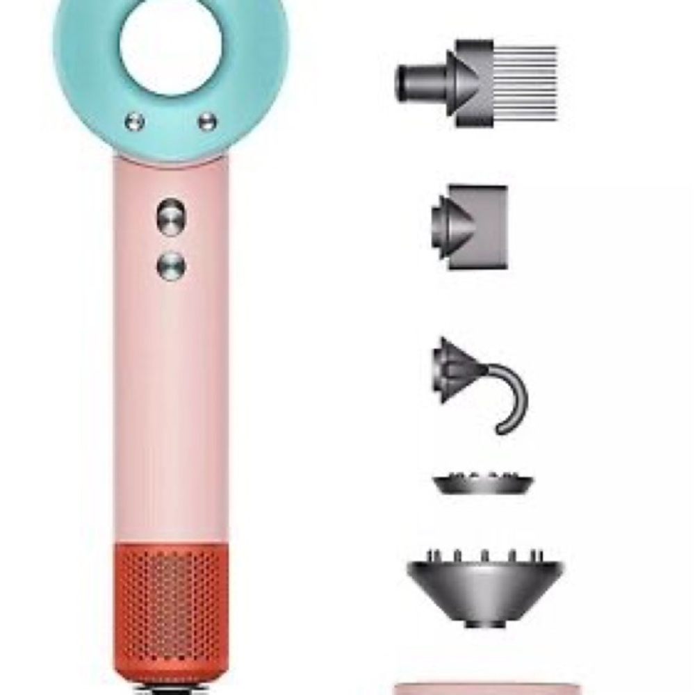 Colorful Hair Dryer with Attachments